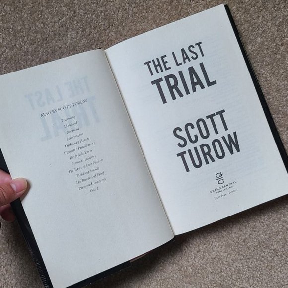 4/$25 The Last Trial by Scott Turow - Hardcover - Picture 2 of 6